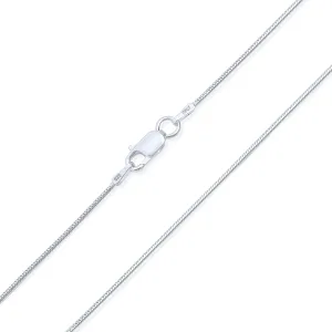 1-3MM 14K Gold Plated .925 Sterling Silver Snake Chain Necklace 16 -30 Inch