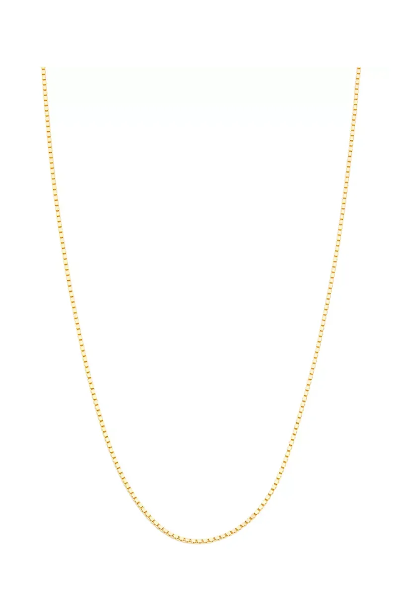 16 Box Chain - 14k Yellow Gold