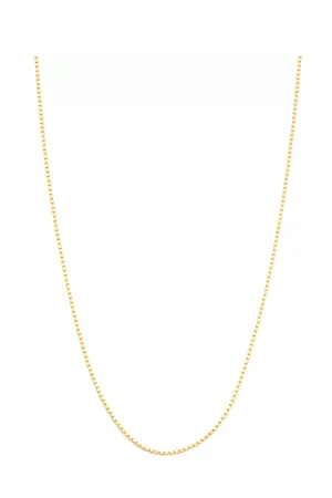 16 Box Chain - 14k Yellow Gold