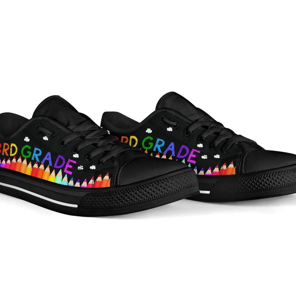 3Rd Grade Abc Low Top Shoes, Teacher Shoes, Low Top Sneakers