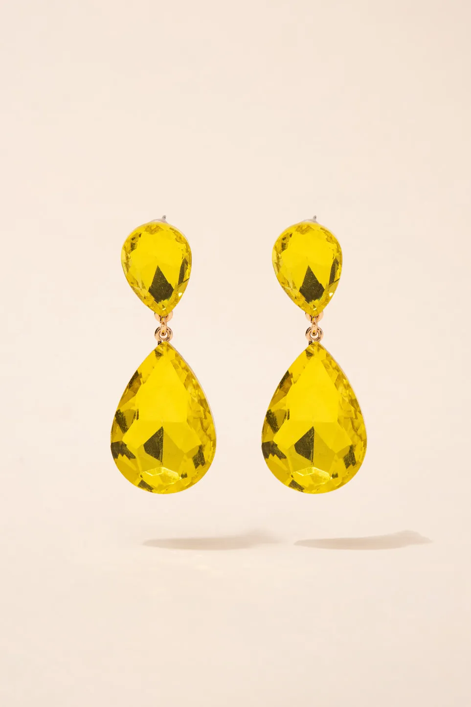 Allira Teardrop Stone Earrings