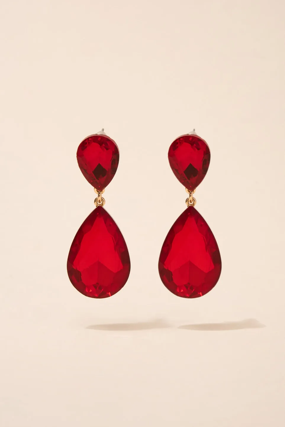 Allira Teardrop Stone Earrings