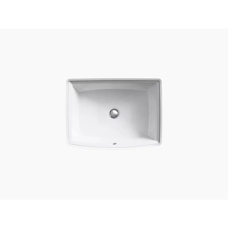 Archer 15.31" x 19.88" x 7.5" Vitreous China Undermount Bathroom Sink in White