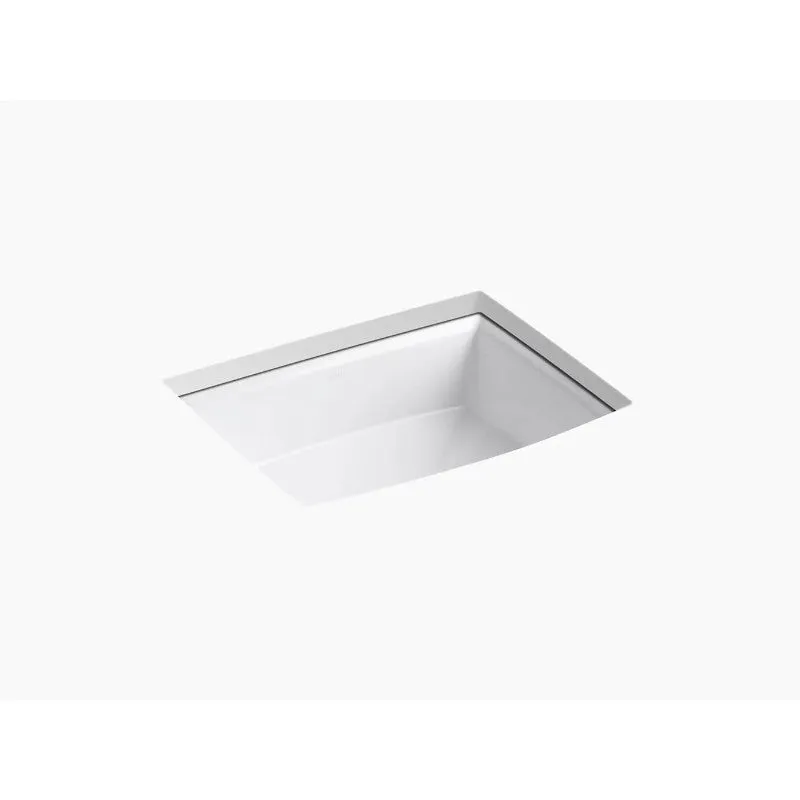 Archer 15.31" x 19.88" x 7.5" Vitreous China Undermount Bathroom Sink in White