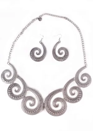 Belly Dance Spiral Chain Jewelry Set | Roulai