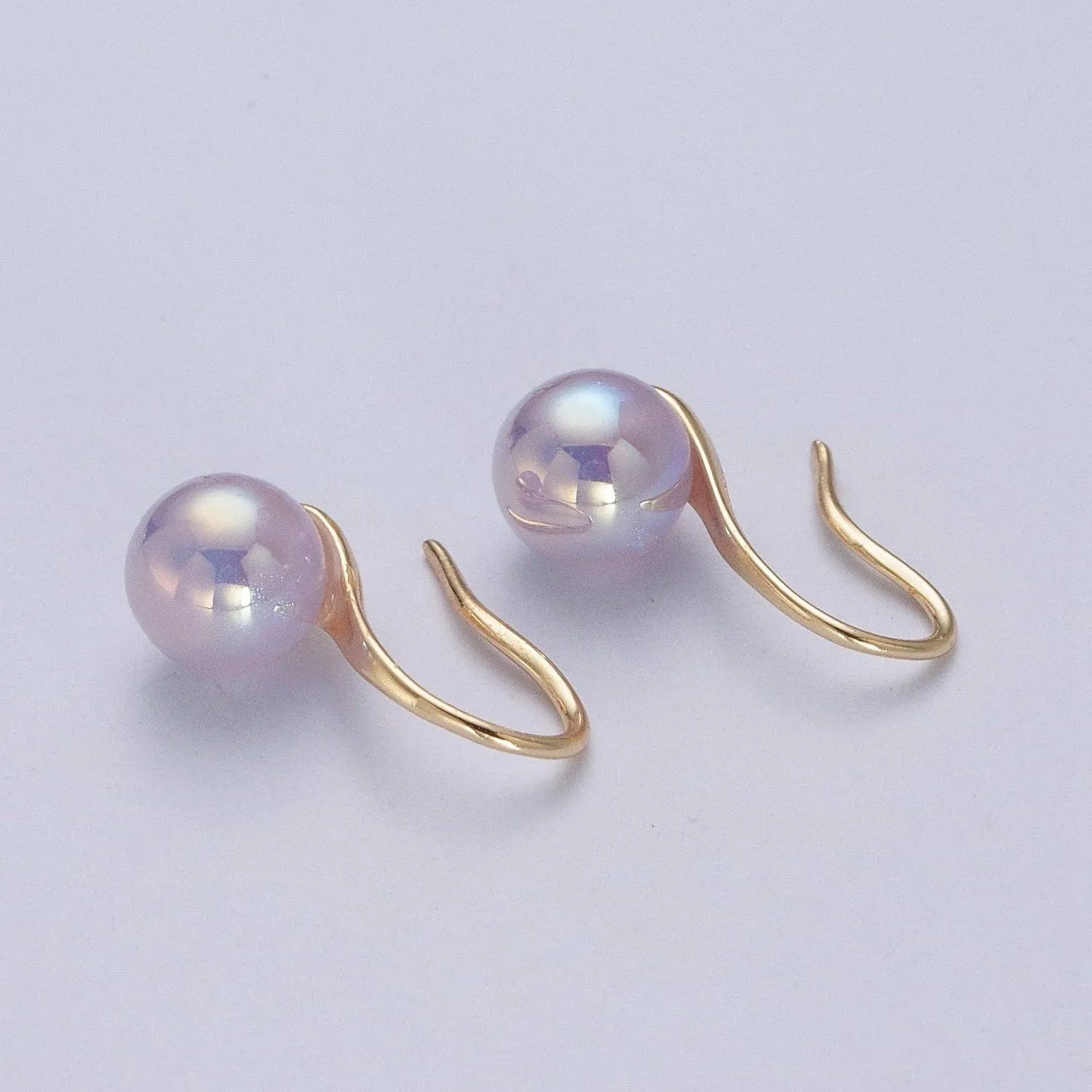 Classic Pearl Drop French Hook Earrings W681 W682 W683 W684