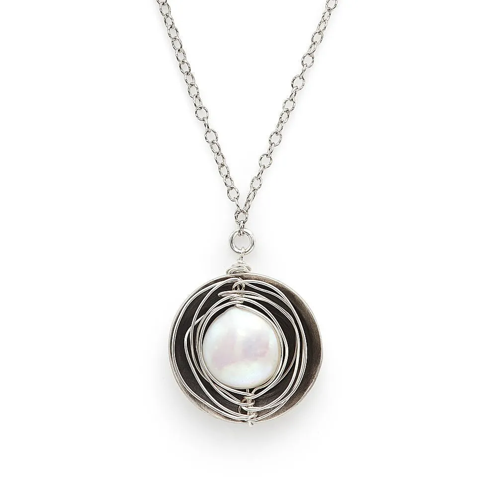 Coin Pearl Nest Necklace