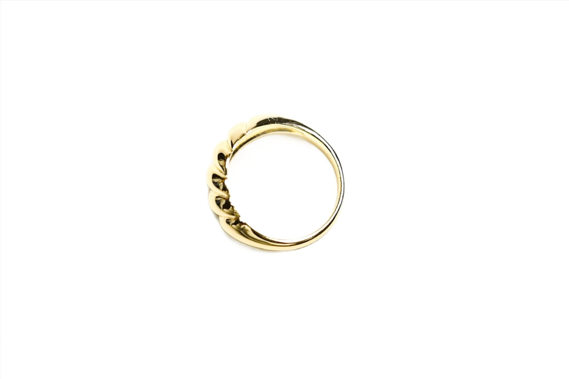 Croissant Vermeil Ring