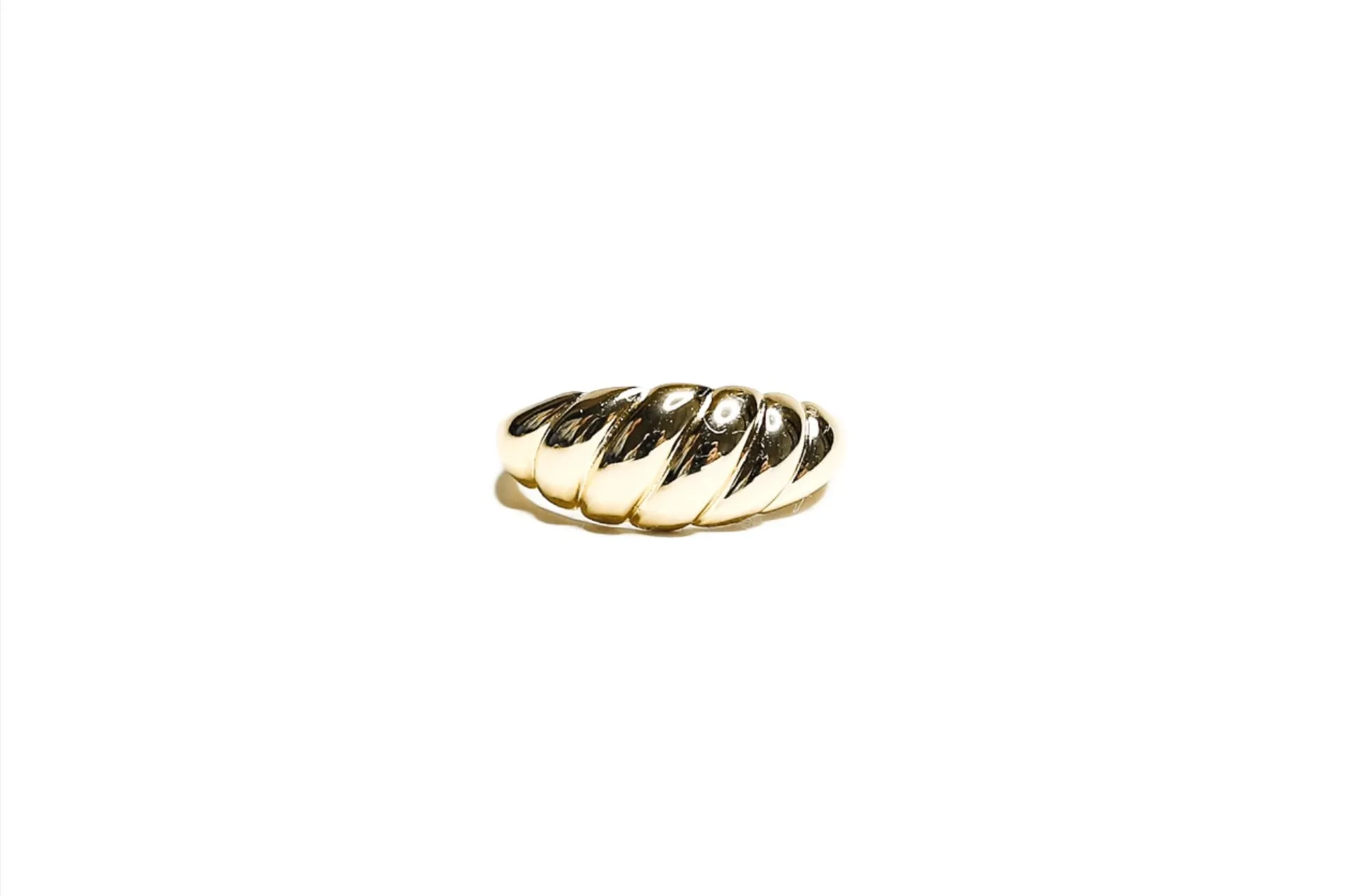 Croissant Vermeil Ring