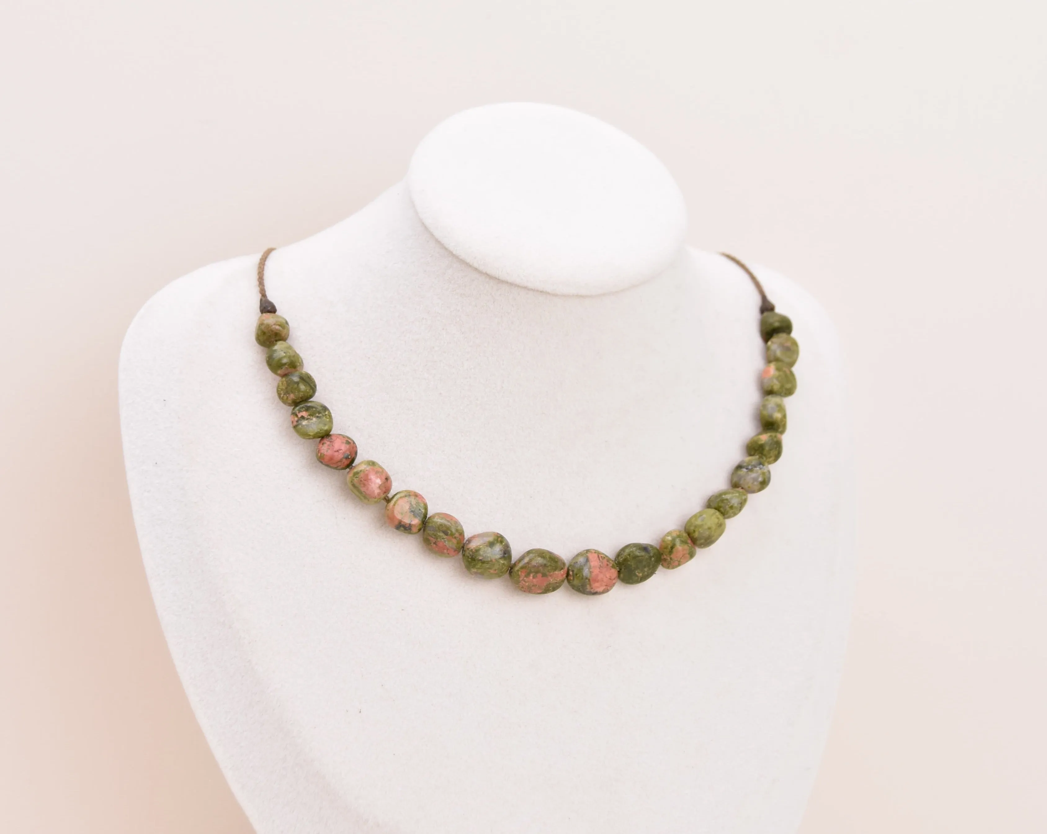 Earth Tones - Pebble Necklaces