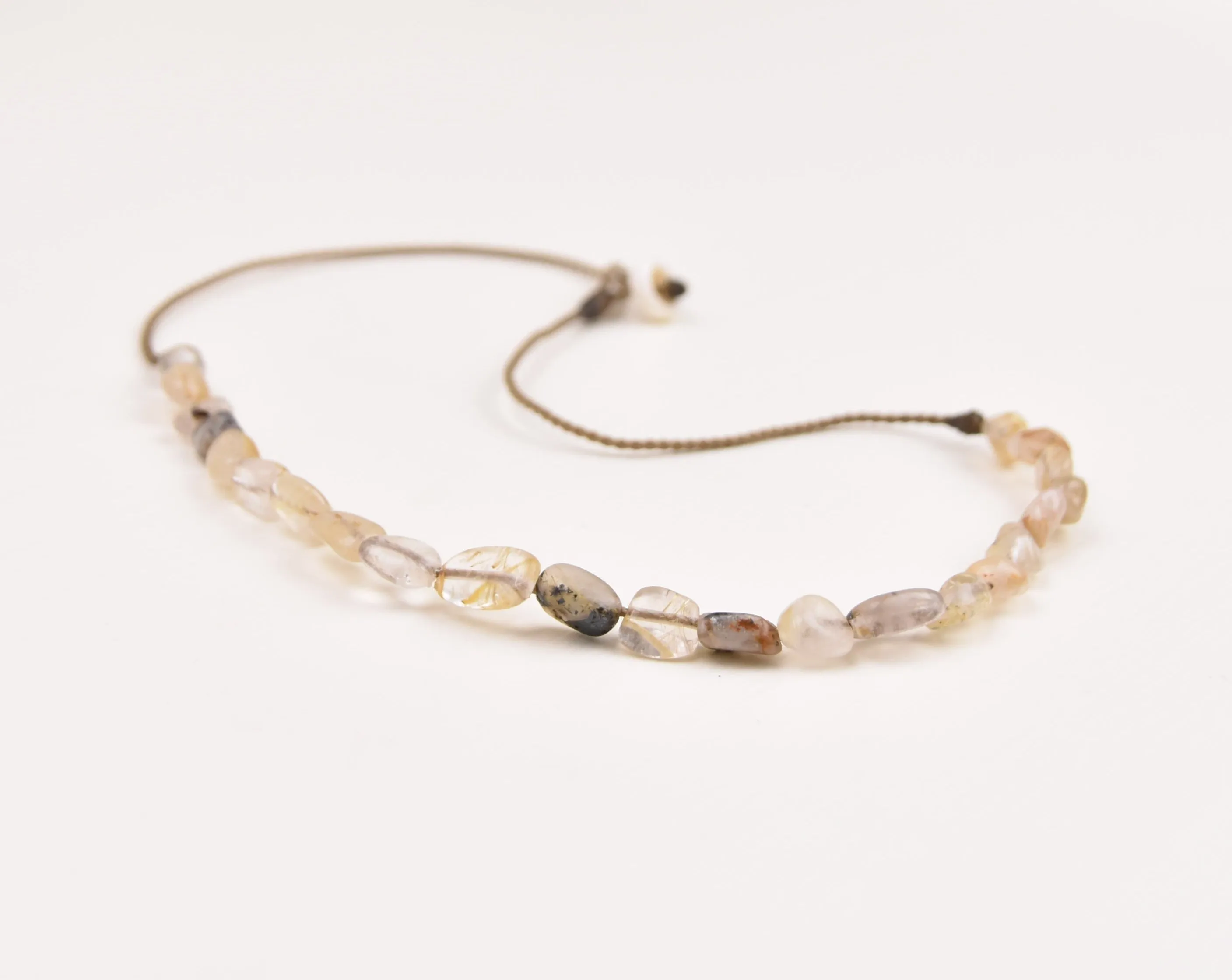 Earth Tones - Pebble Necklaces