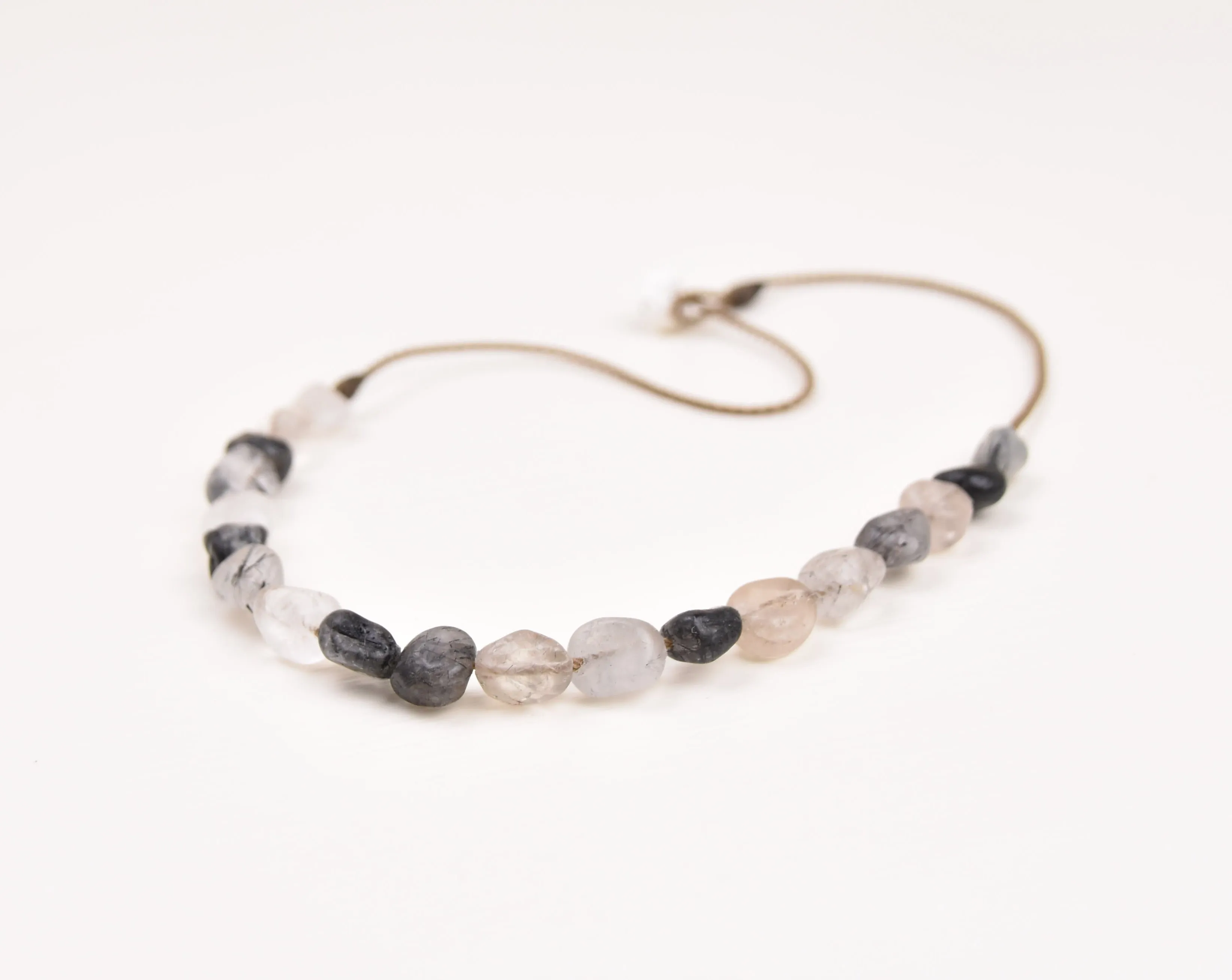 Earth Tones - Pebble Necklaces