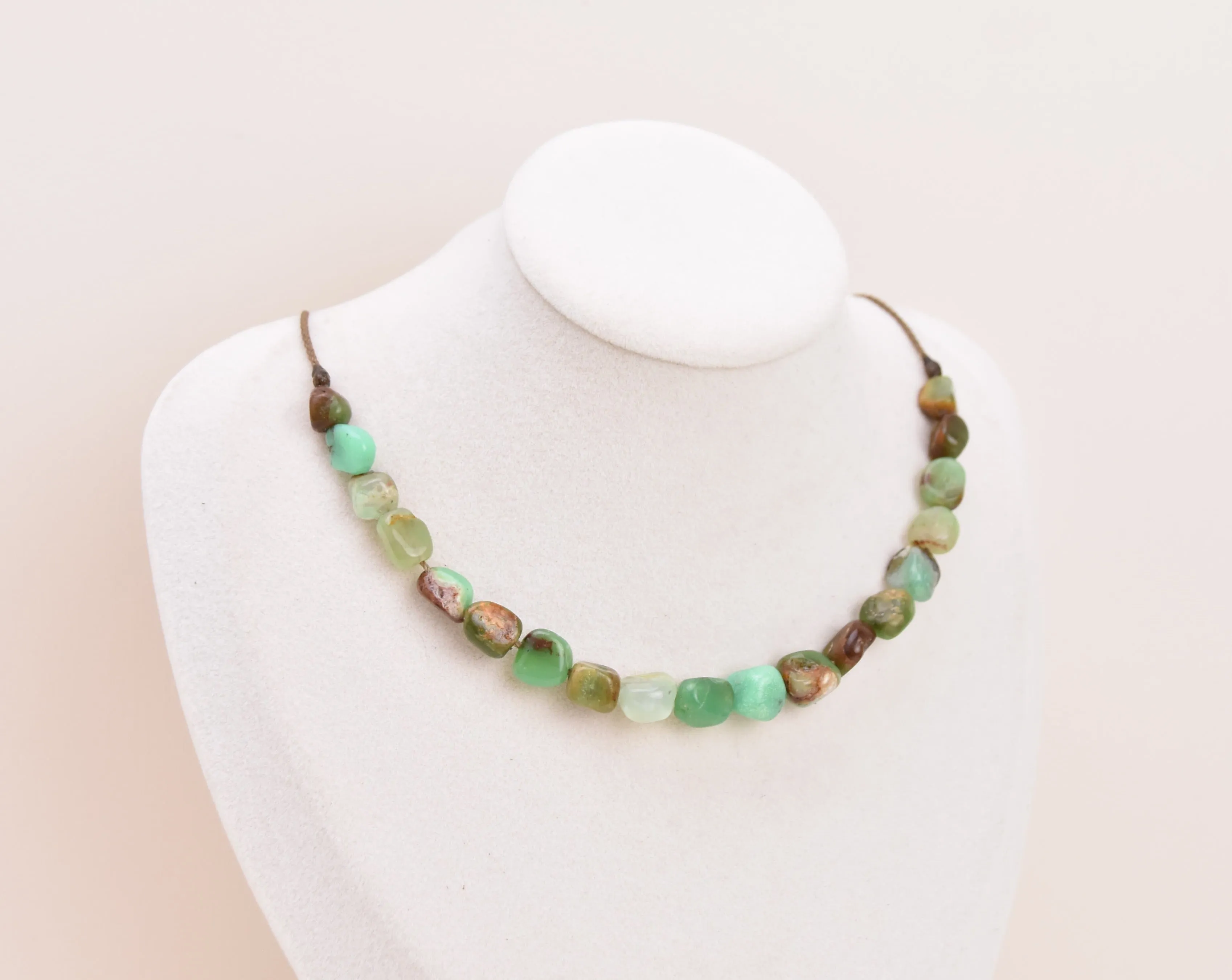 Earth Tones - Pebble Necklaces