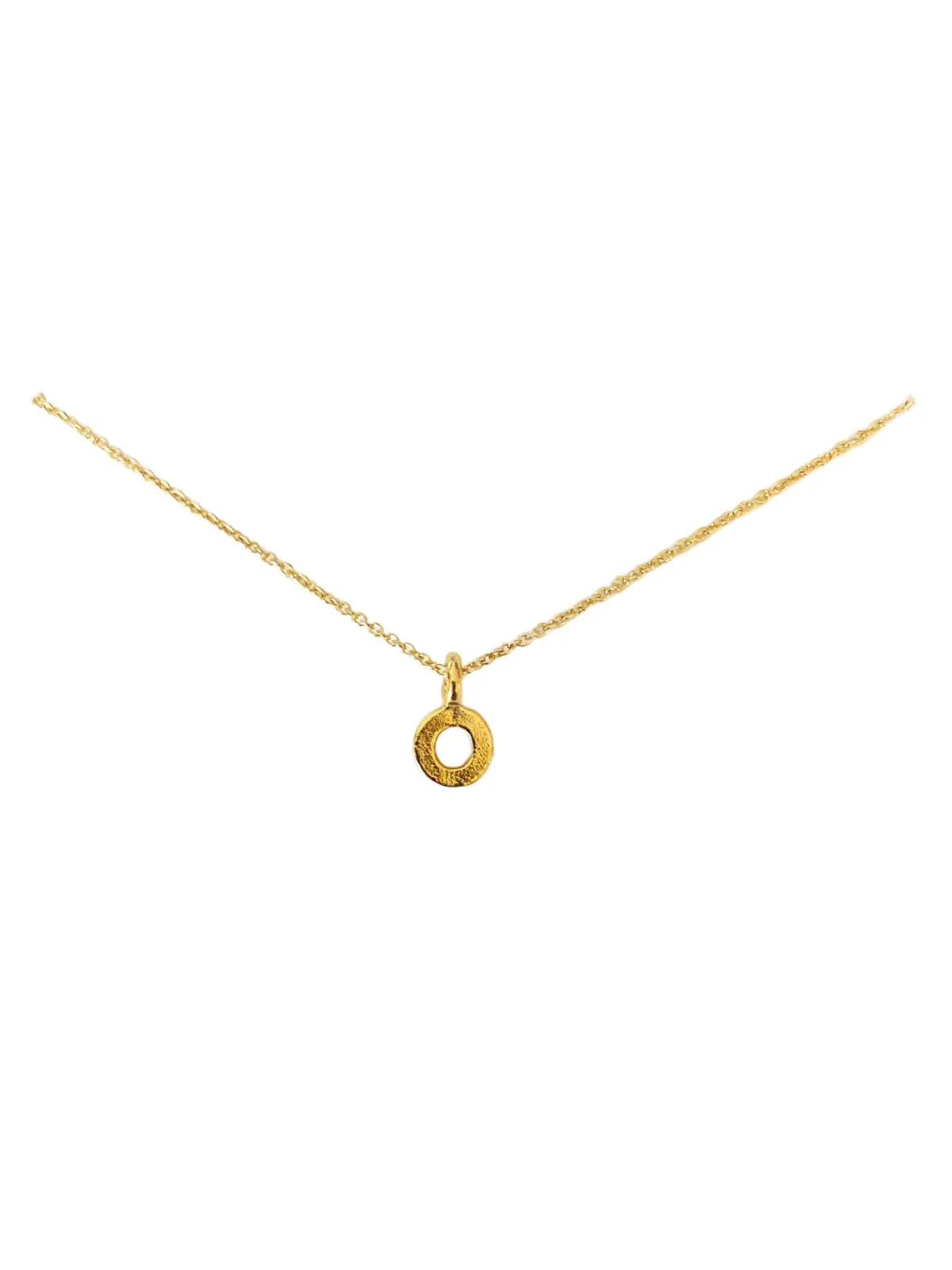 Gold Vermeil Initial Necklace