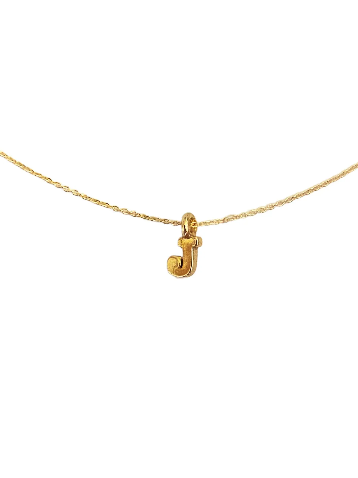 Gold Vermeil Initial Necklace