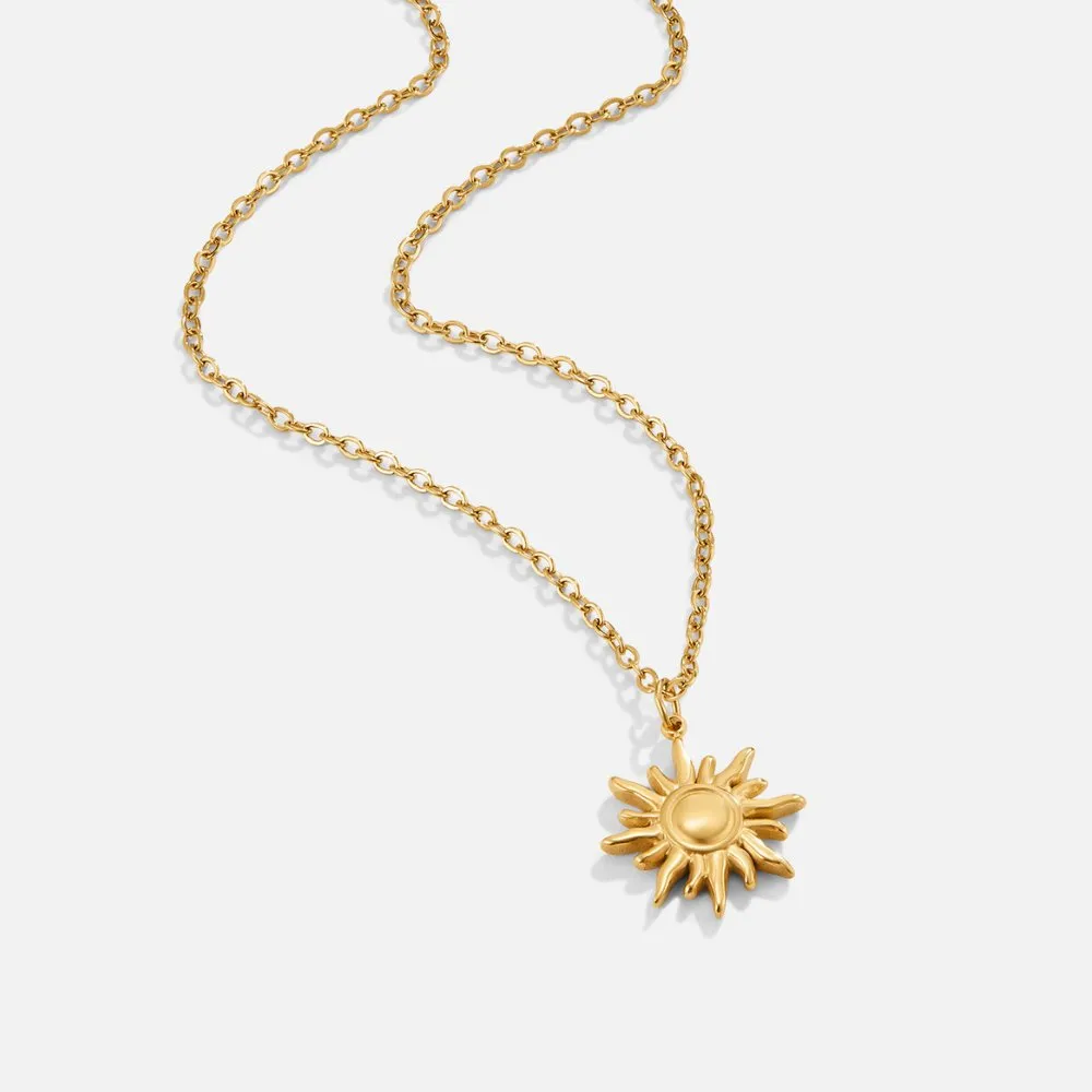 Golden Sunburst Necklace