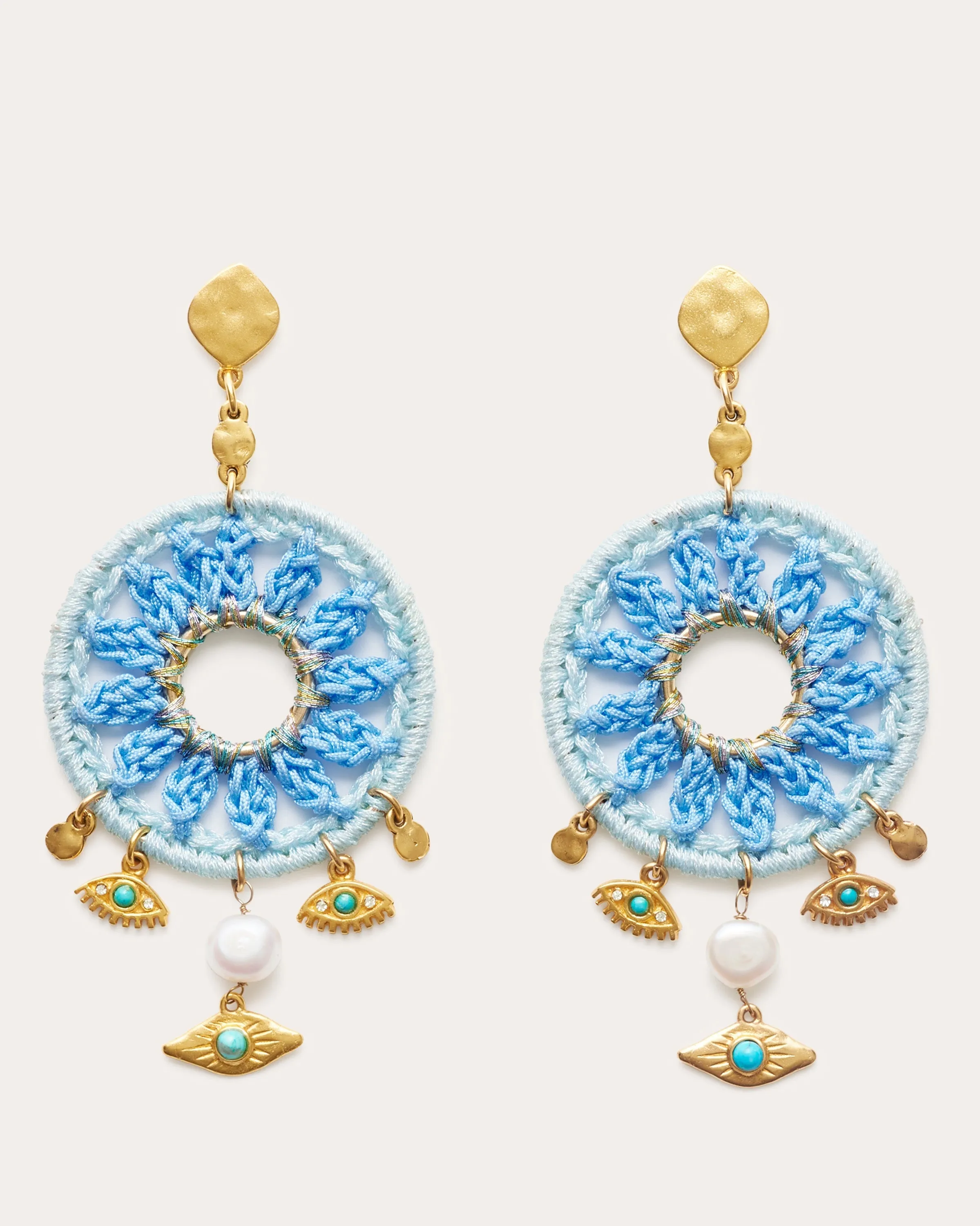 Kira Evil Eye Earrings