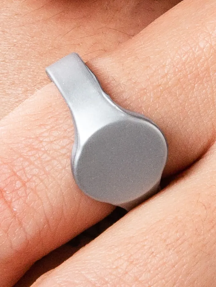 Men's Signet Silicone Ring