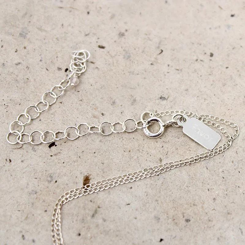 Minimal Mono Necklace from Favor