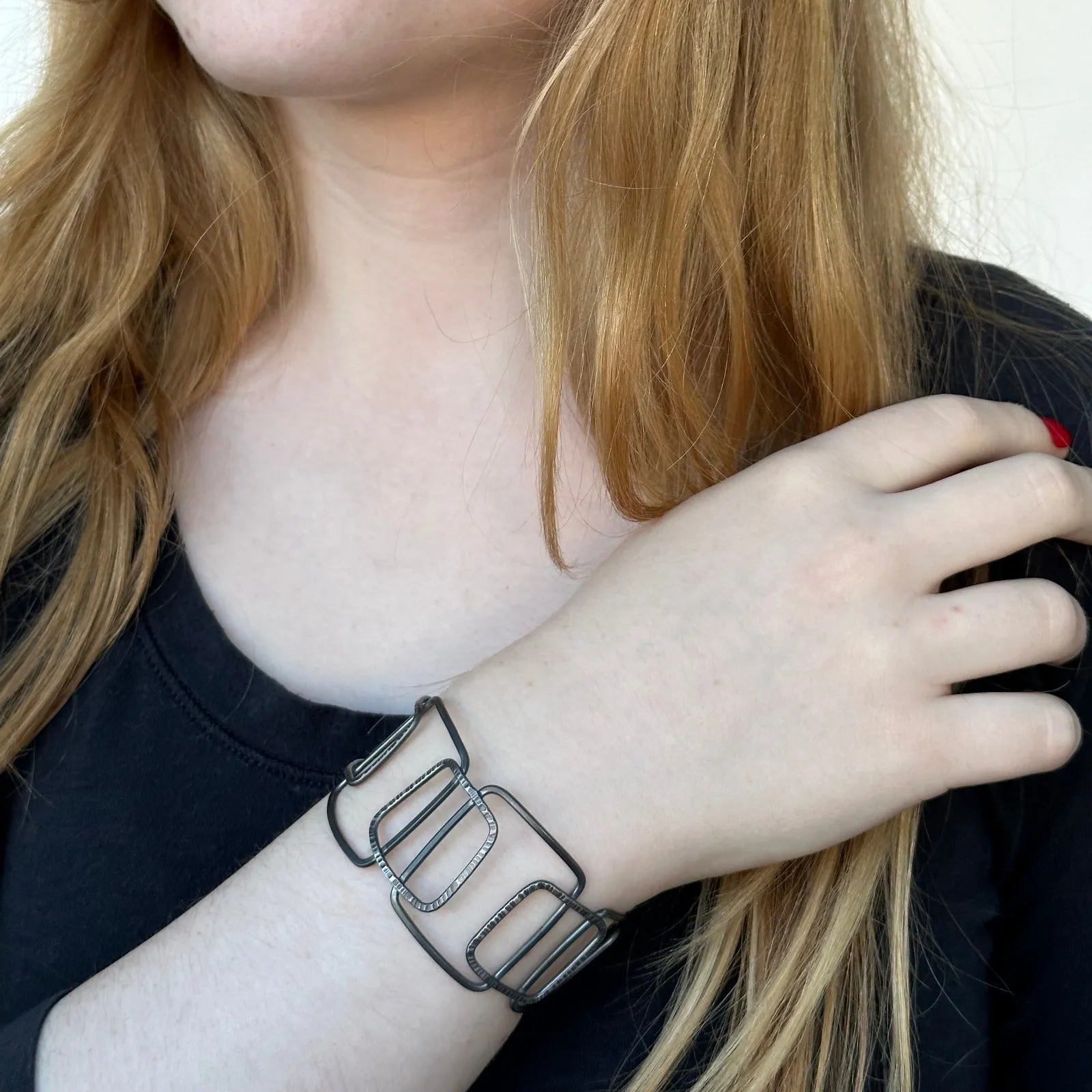 Modern Layered Cuff Bracelet