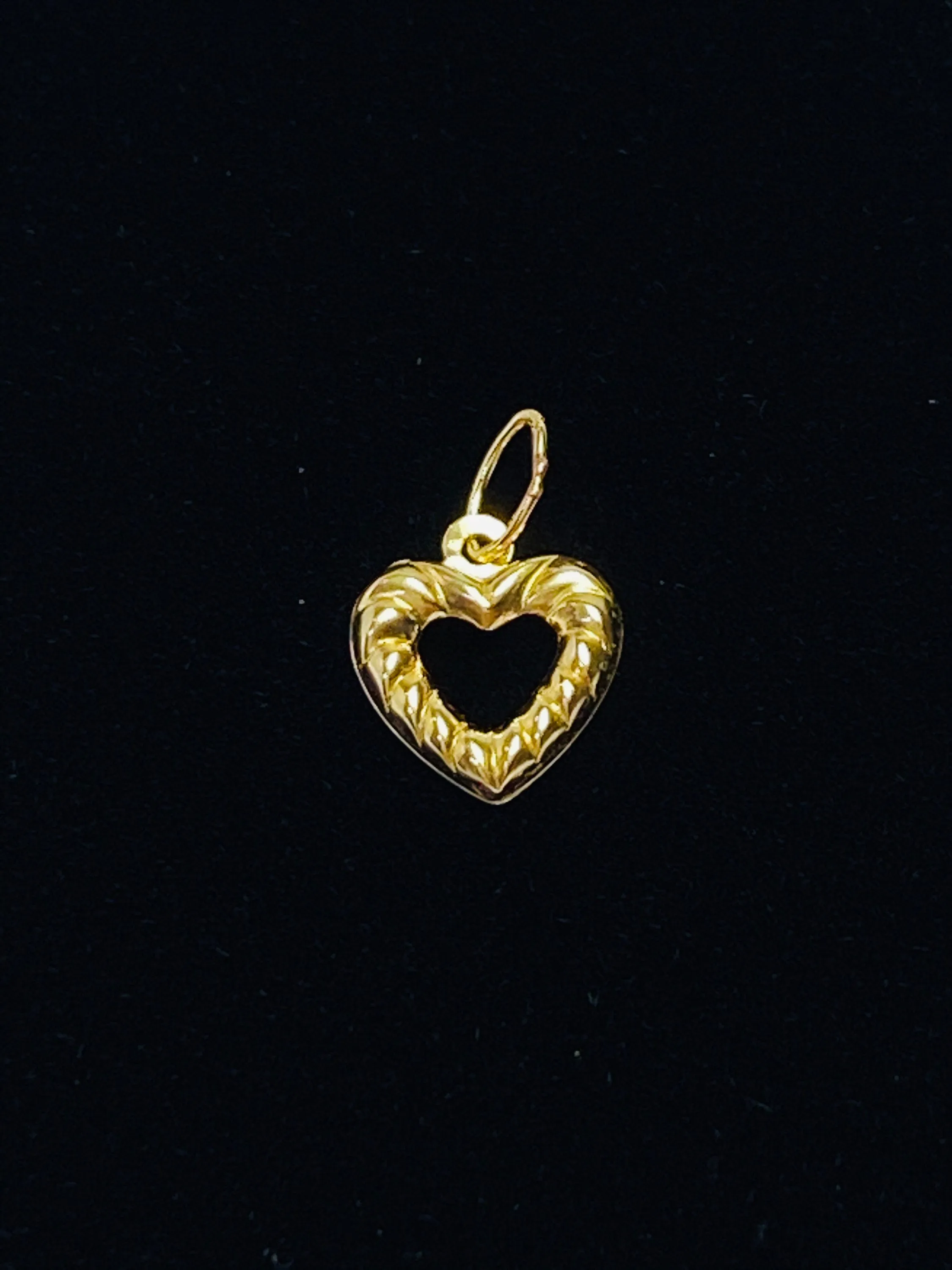 Pretty & Stylish 10mm Heart Shaped Charm Findings Sku #2198-C