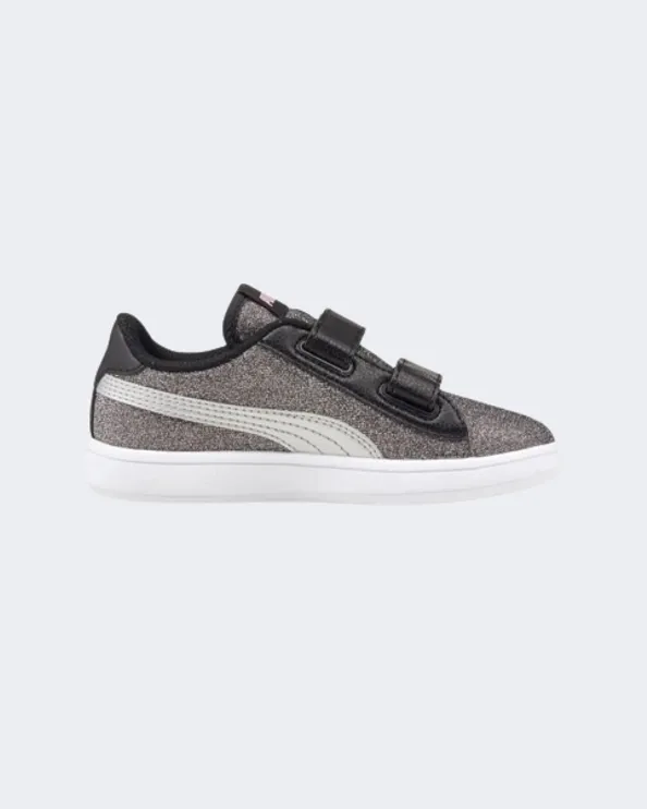 Puma Smash V2 Glitz Glam Ps-Girls Lifestyle Espadrilles Black/Grey