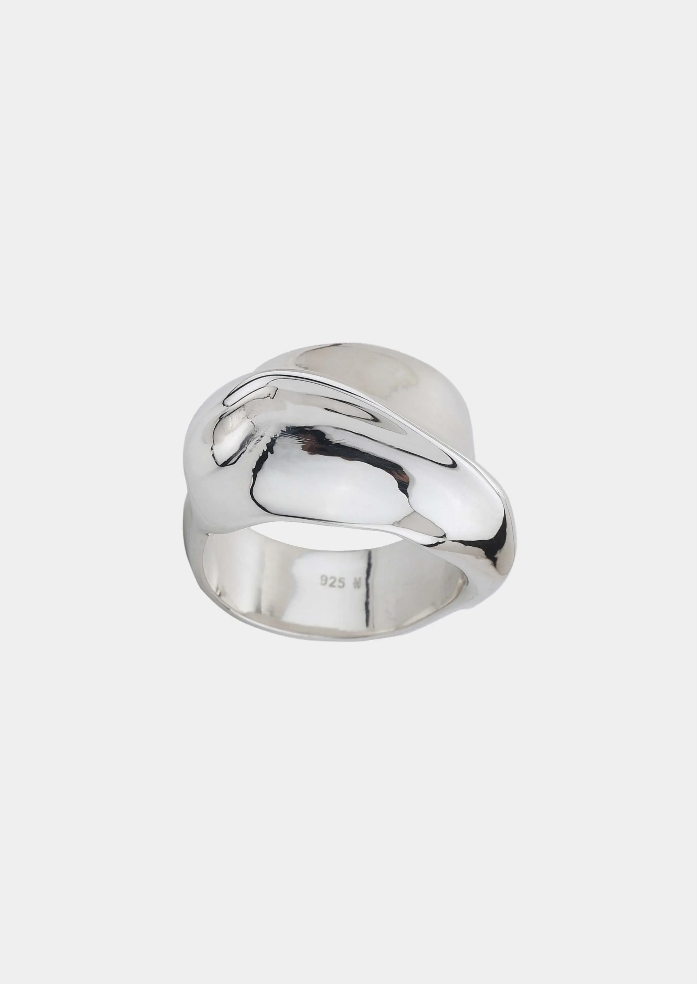 Sculpted Wave Ring | Sterling Silver