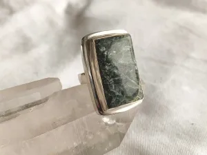 Seraphinite Ansley Ring - XLarge Rectangle (US 7)