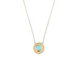 Turquoise Heart Necklace