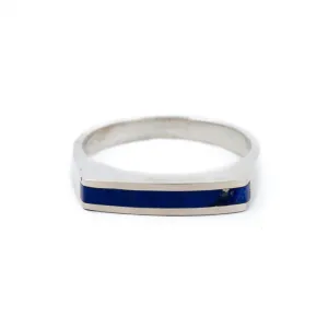 Ultra Slim Lapis Ring